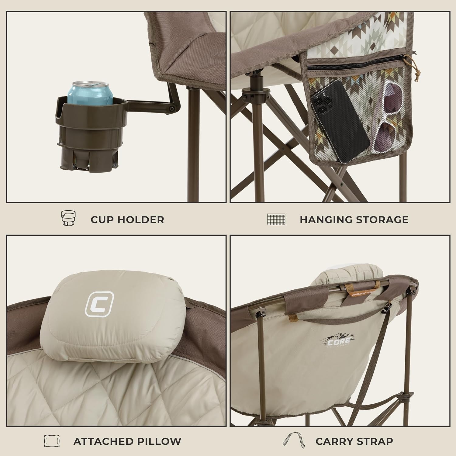 CORE Oversized Round Chair Padded